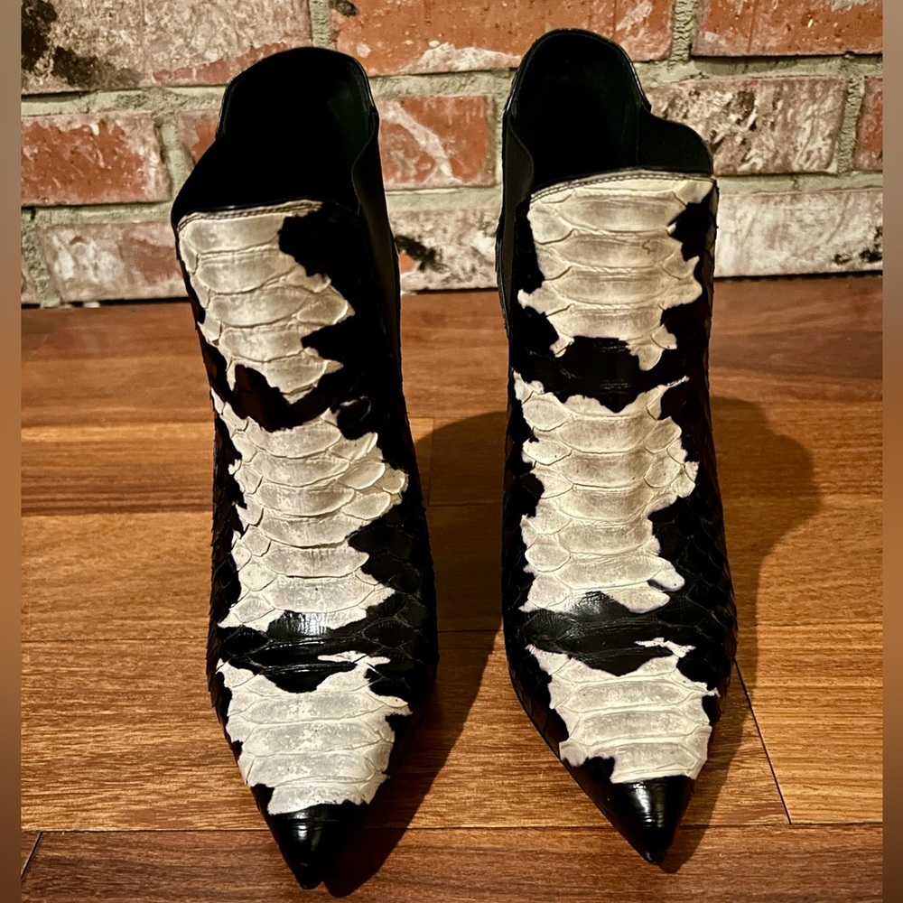 New Saint Laurent Python booties